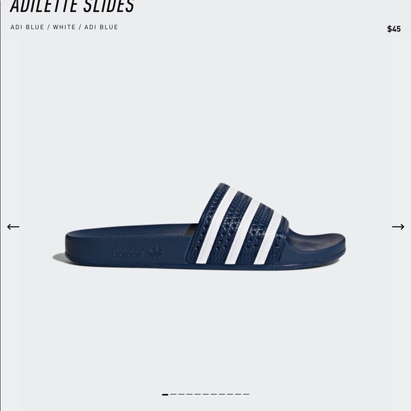 Adidas slides dark blue - Picture 4 of 4
